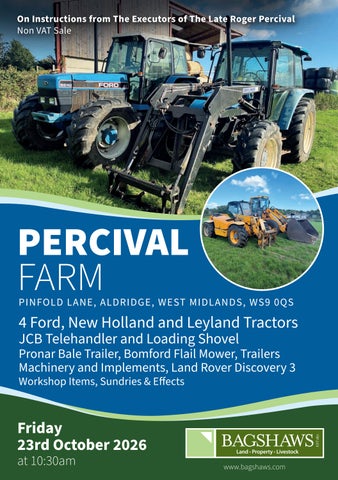Percival Farm Catalogue - Sale Date 23.10.26