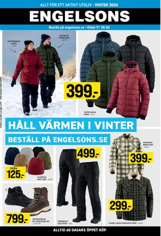 Engelsons | Vinterkatalog 2026
