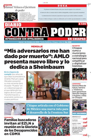 CONTRAPODER EDICIÓN 3466