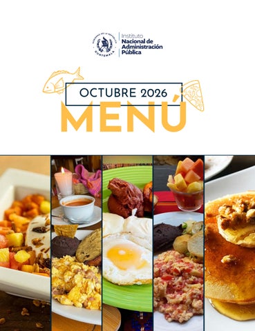 Menú Desayuno y Almuerzo OCTUBRE 2026