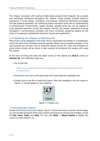 Practical MOSFET Electronics (Extract) 第 14 页