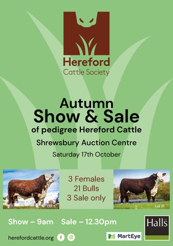 HCS Autumn Show & Sale Catalogue