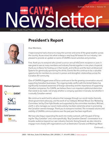 CAVPA-Newsletter - Summer/Fall 2026