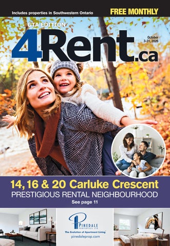 4Rent – Greater Toronto Area – October 3-31, 2026