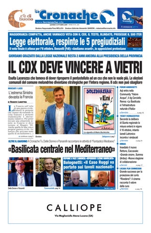 Cronache del 2 ottobre 2026
