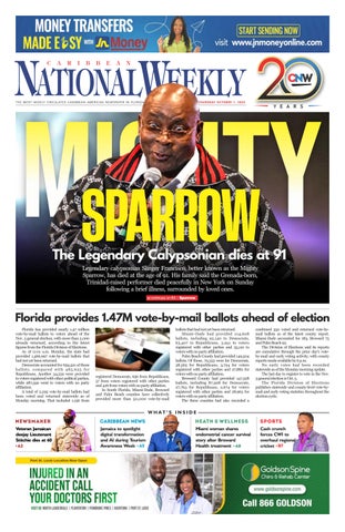 Caribbean National Weekly October 1, 2026