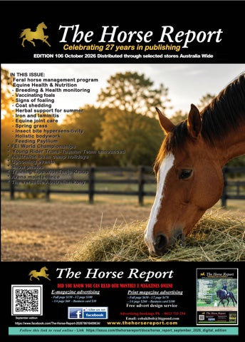 Horse Report October 2026 digital edition