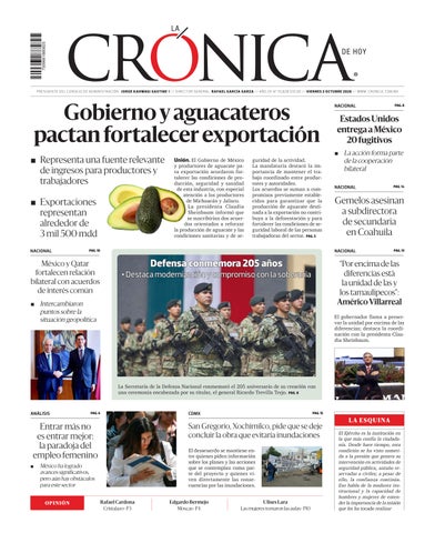 La Crónica de Hoy 02-10-2026