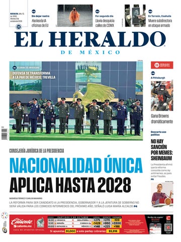 Edición impresa. Viernes 02 de octubre de 2026