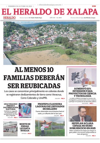 El Heraldo de Xalapa 2 de Octubre de 2026