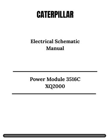 CAT Power Module 3516C XQ2000 Electrical Schematic Manual