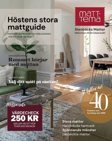MattTema Höstkatalog 2026