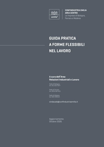 Guida pratica a forme flessibili nel lavoro - Ottobre 2026