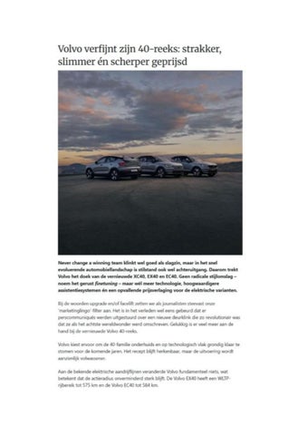 Volvo Insider - Press Recap September