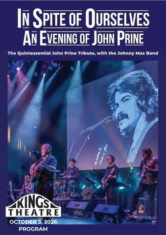 John Prine Tribute Program 10-03-26