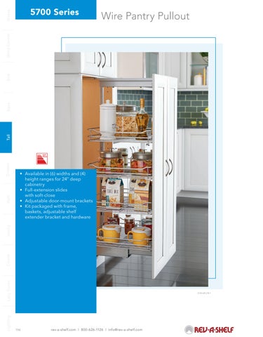 Tall/Pantry Solutions 第 12 页