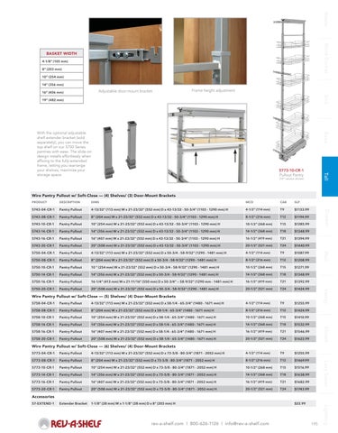 Tall/Pantry Solutions 第 13 页