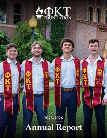The Phi Kappa Tau Foundation 2026 Annual Report