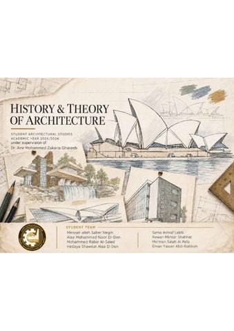 History & Theory of Architecture-Dr. Amr M. Zakaria_P4