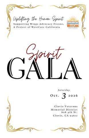 2026 WCCA - Gala Program