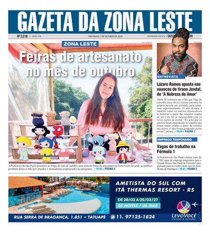 Gazeta da Zona Leste - 2018