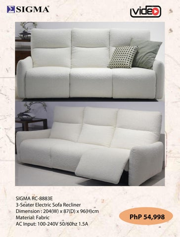 SIGMA ELECTRIC RECLINER PRICE 第 7 页