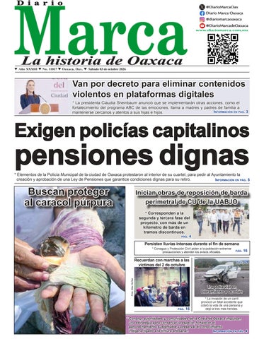 Edición impresa del diario Marca de Oaxaca 03-10-2026