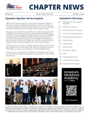 ABC FAll Newsletter 2026