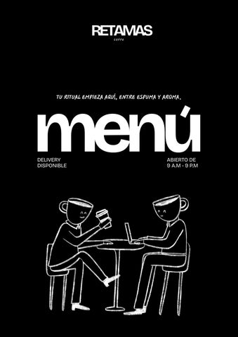 Retamas Pizza&Coffe Menú