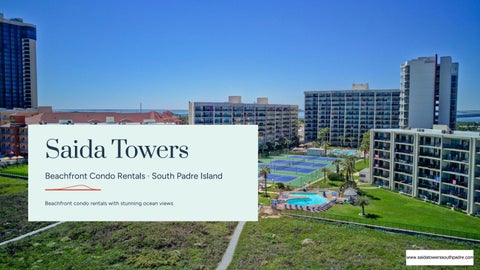 Saida Towers Beachfront Condo Rentals