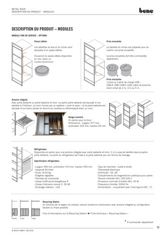 fiche-technique-bene- 金属 -rack 第 12 页