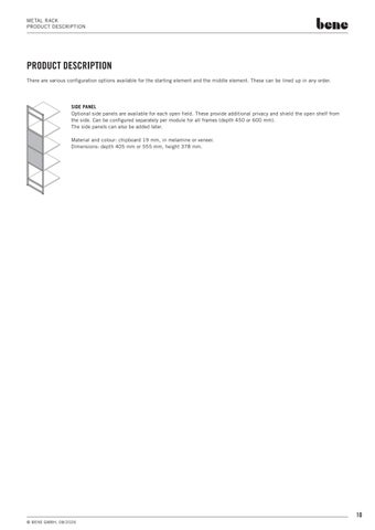 product-data-sheet-bene- 金属 -rack 第 10 页