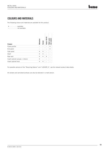 product-data-sheet-bene- 金属 -rack 第 19 页