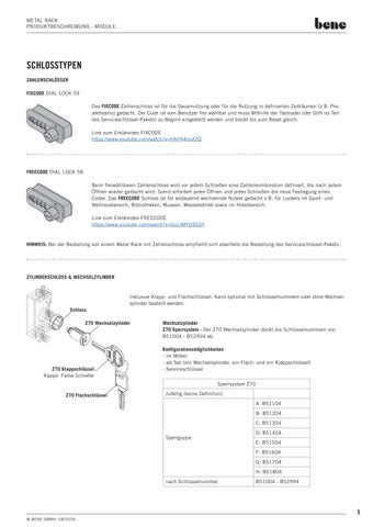 produktdatenblatt-bene- 金属 -rack 第 5 页