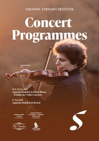 Singapore Symphony Sep 2026_Hadelich
