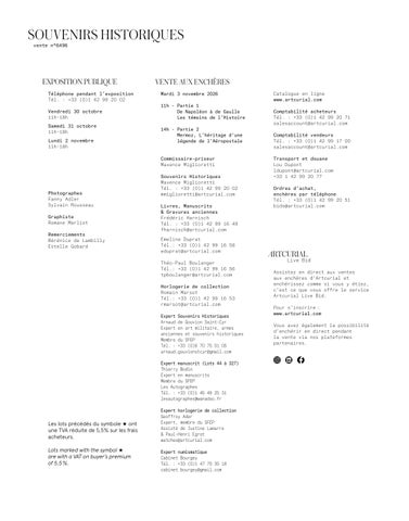 Souvenirs Historiques | 3.11.2026 第 5 页