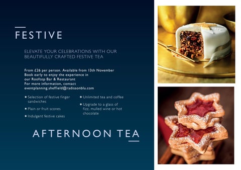 Radisson Blu 酒店 , Sheffield - Christmas 家具手册 2026 第 7 页