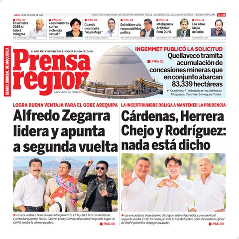 La Prensa Regional – Lunes 05 de octubre de 2026