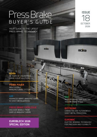 Press Brake Buyer's Guide | EuroBLECH 2026 Special Edition