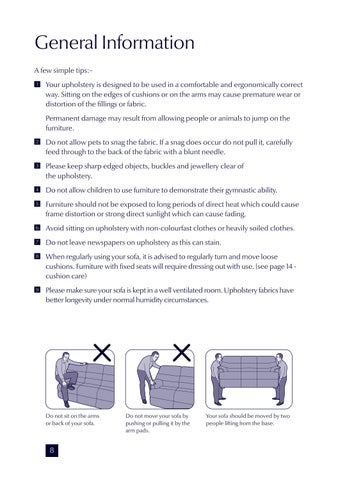 Parker Knoll Customer Care 指南 2025 第 10 页