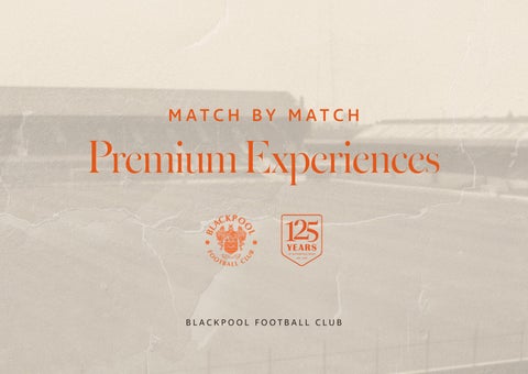 Premium Experiences - Match by Match Brochure 26-27
