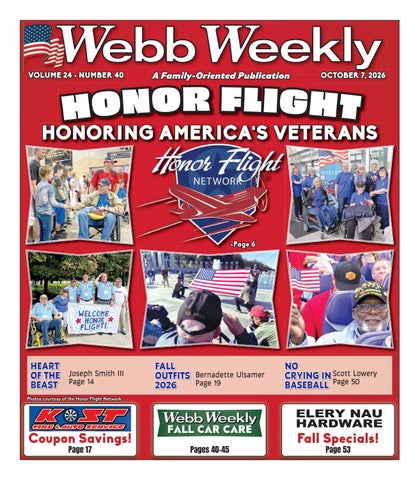 Webb Weekly October 7, 2026