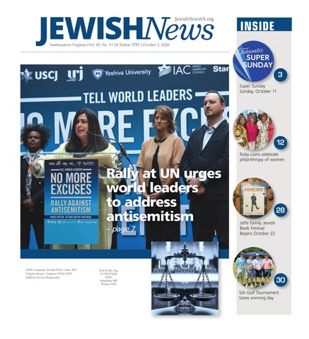 Jewish News October 5, 2026 