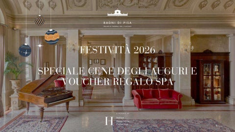Bagni di Pisa_Festività 2026_Speciale cene degli auguri e voucher regalo spa