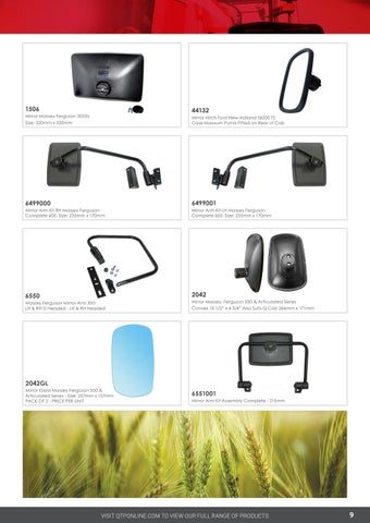 Quality Tractor Parts QTP Mirror 灯饰目录 2023 第 9 页