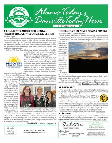 2026 OCTOBER ~ Alamo Today & Danville Today News