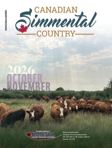 Canadian Simmental Country - October/November 2026
