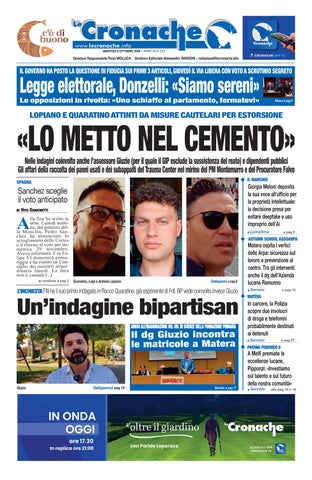 Cronache del 6 ottobre 2026