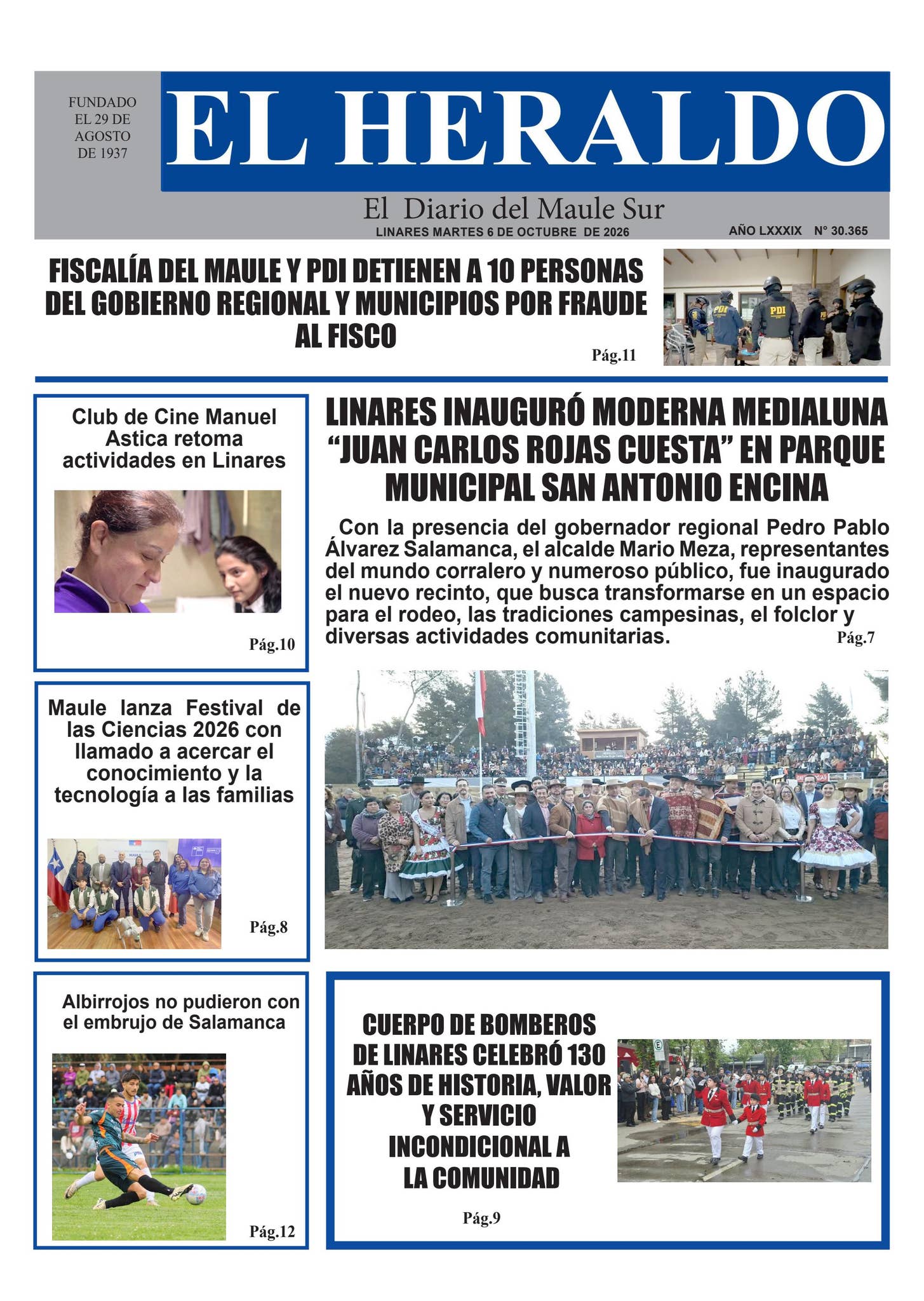 Martes 06 de octubre 2026