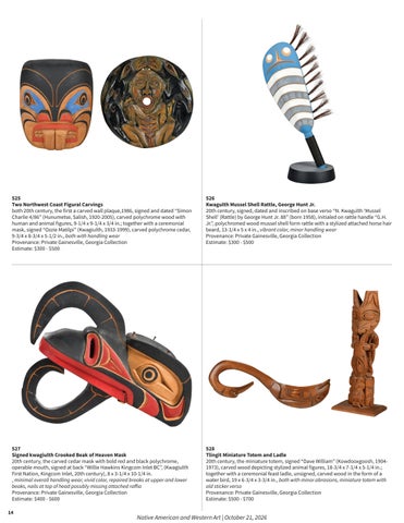 Native 美国 and Western Art | October 21, 2026 第 14 页